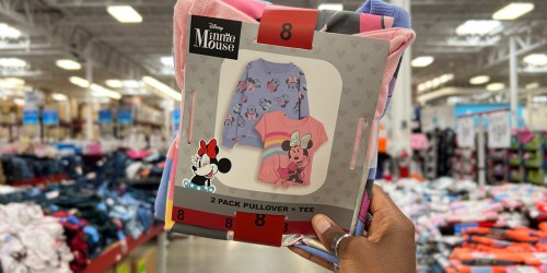 Sam’s Club Kids Character Sweatshirt & Tee Set Only $14.98 | Mickey Mouse, Barbie, Sonic, & More!