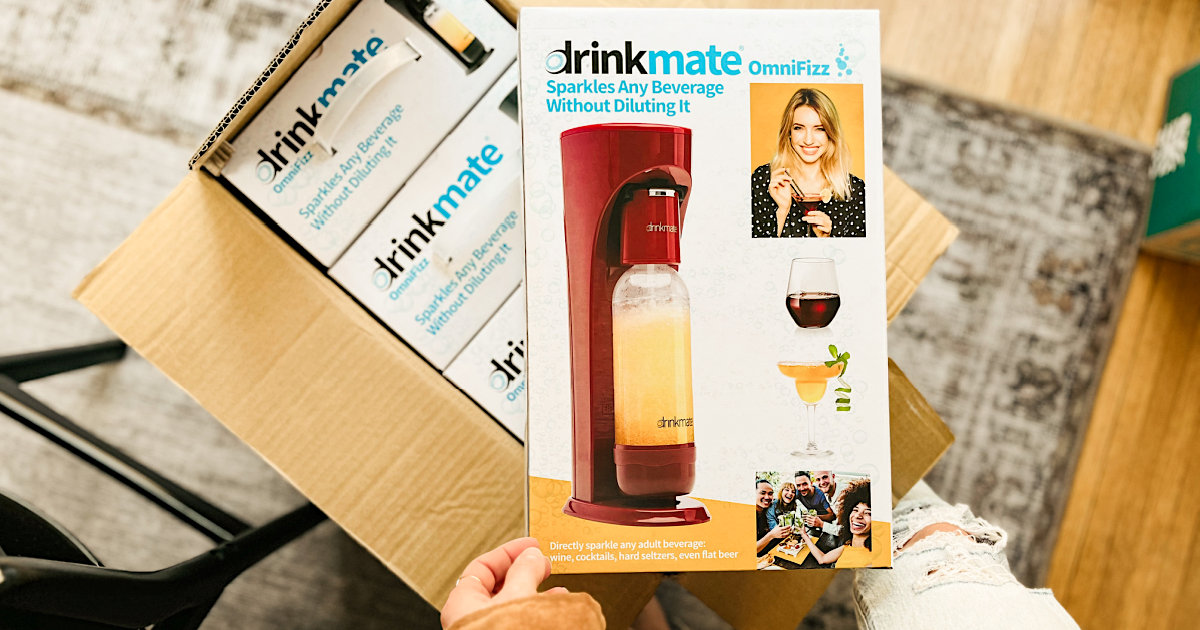 Drinkmate Carbonated Beverage Maker Bundle $97 Shipped – Lowest Price (Make Soda & Sparkling Water From Home!)