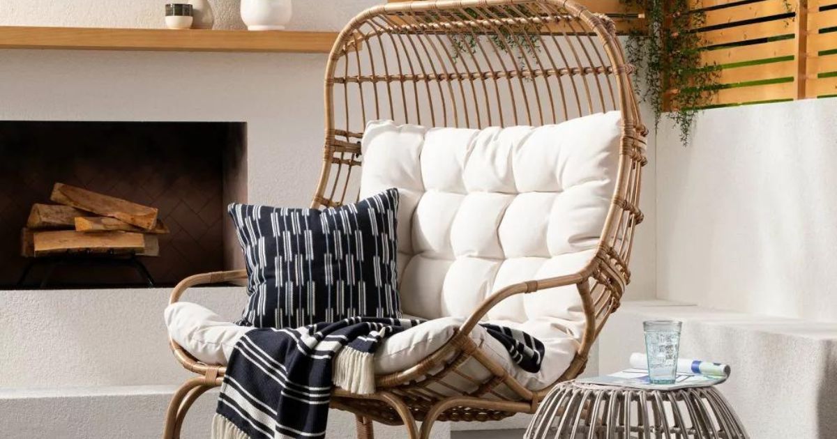*HOT* Score 50% Off Patio Egg Chairs on Target.com (Includes Cushions)