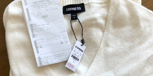 Up to 90% Off Express Clothing + Get $10 Express Cash for FREE (Prices from $1.99)