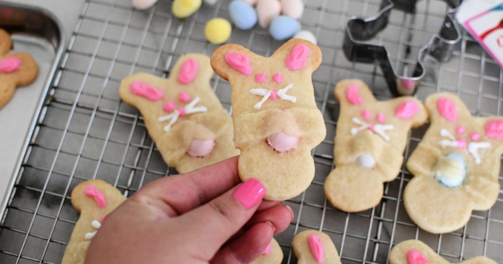 finished bunny cookies