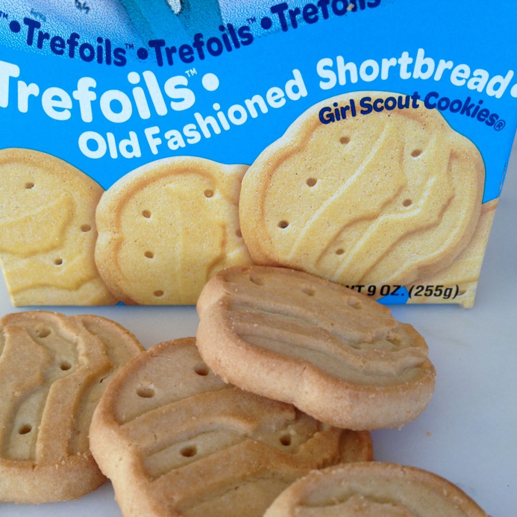 box of trefoil cookies