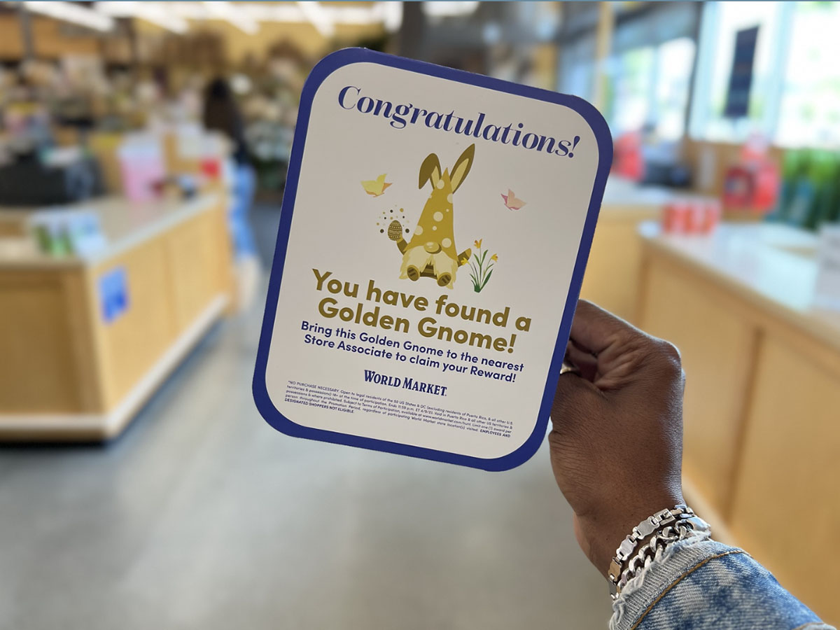 World Market’s Golden Gnome Scavenger Hunt Is Back | Win Up to a $100 Reward Coupon!