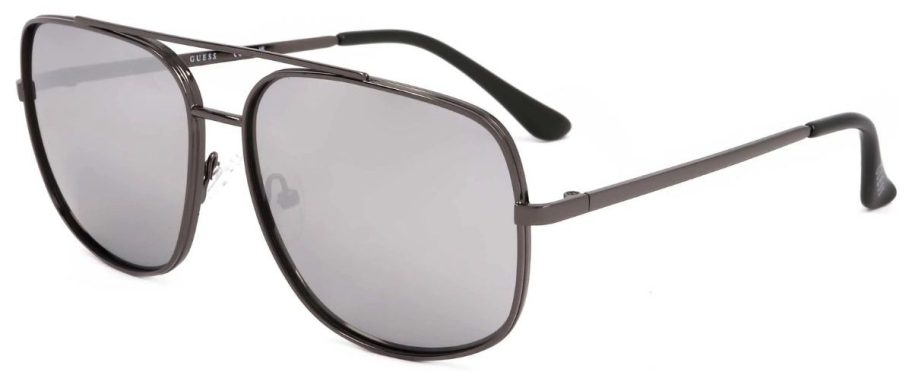 Guess Factory Men's Grey Pilot Sunglasses