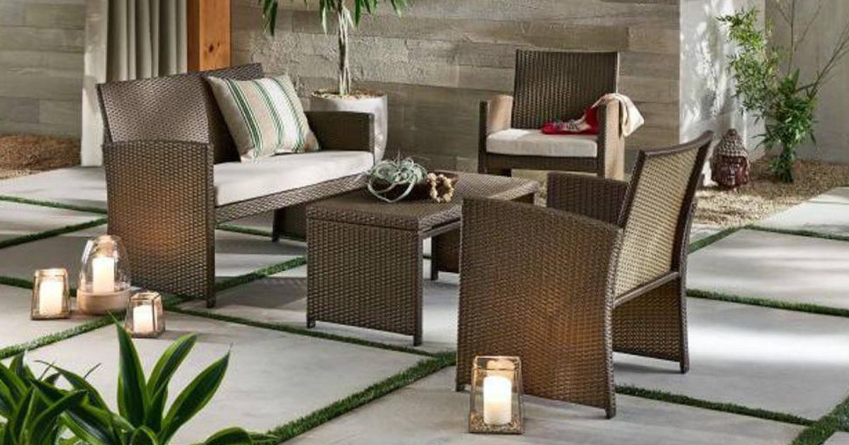 Up to 70% Off Home Depot Patio Furniture | 4-Piece Set Only $175 Shipped + More