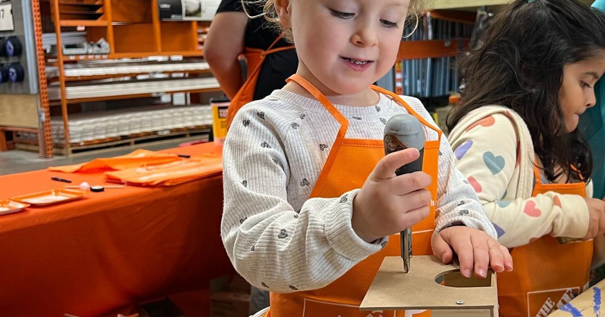 FREE Home Depot Kids Workshop on April 1st | Register Now to Make Poolside Birdhouse!