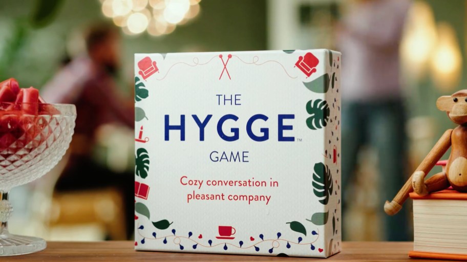the hygge card game on table