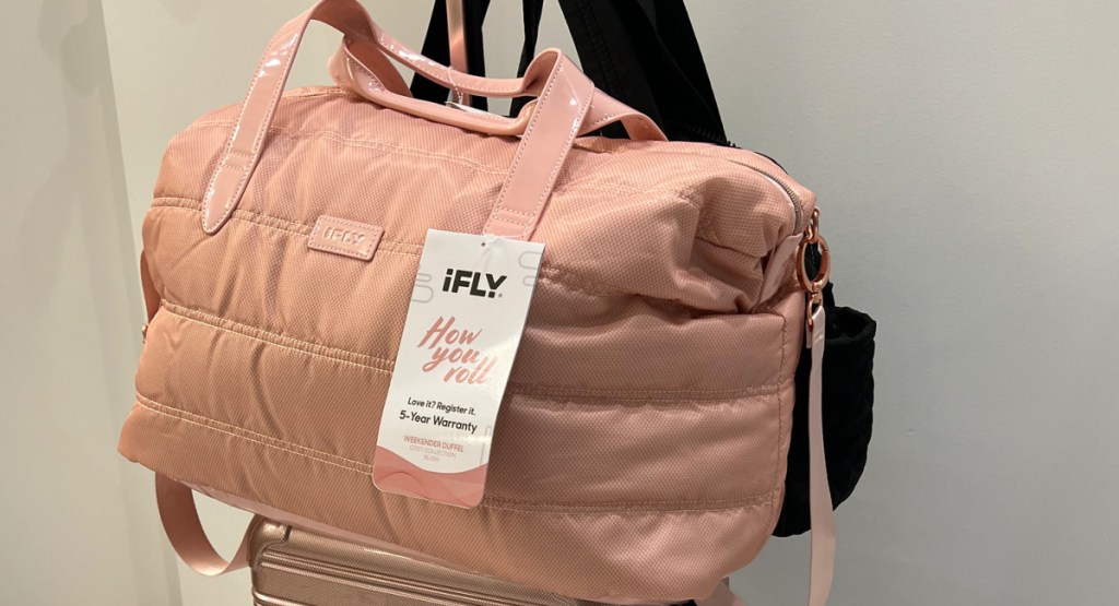 iFly Travel Weekender Bag w_ Adjustable Shoulder Straps