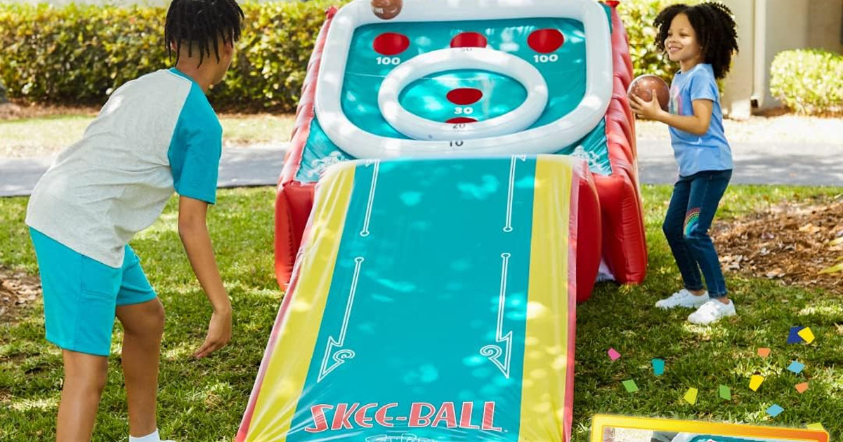 11-Foot Inflatable Skee-Ball Game Just $124.99 Shipped on Amazon | Perfect for Birthday Parties