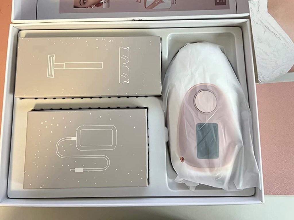 laser hair removal tool in box