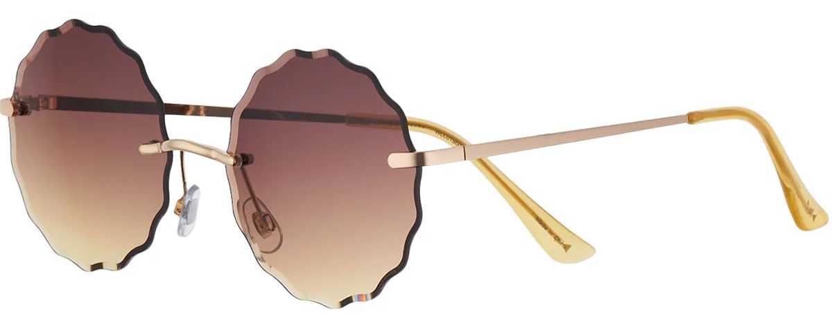 lauren conrad yellow sunglasses stock image