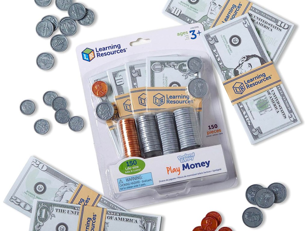 learning resources play money stock image