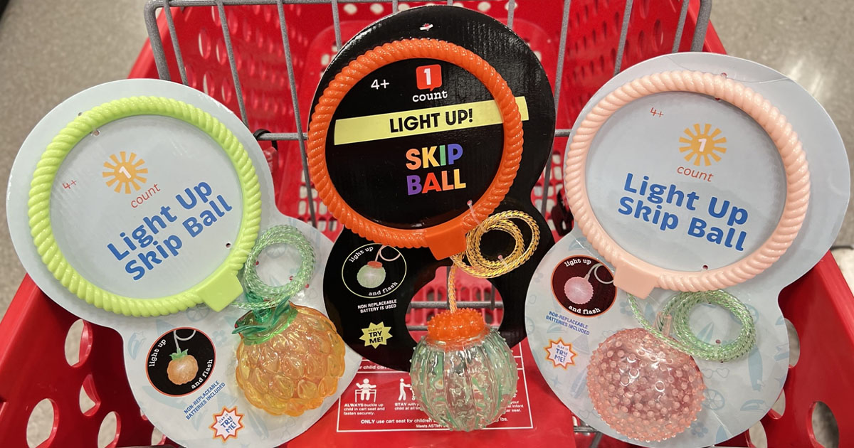 Light Up Skip Balls Only $3 at Target (Great for Easter Baskets!)