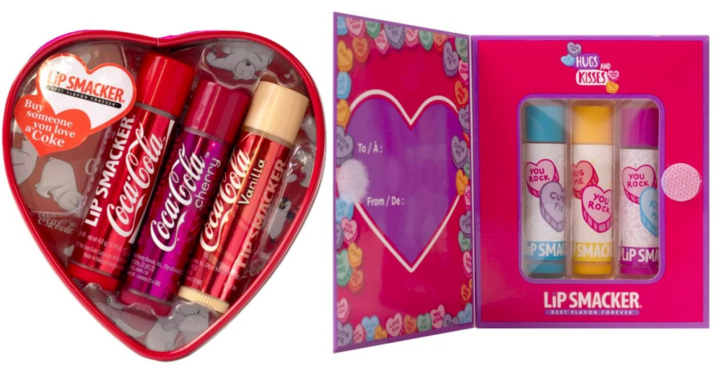 lip smackers coke and valentines packs