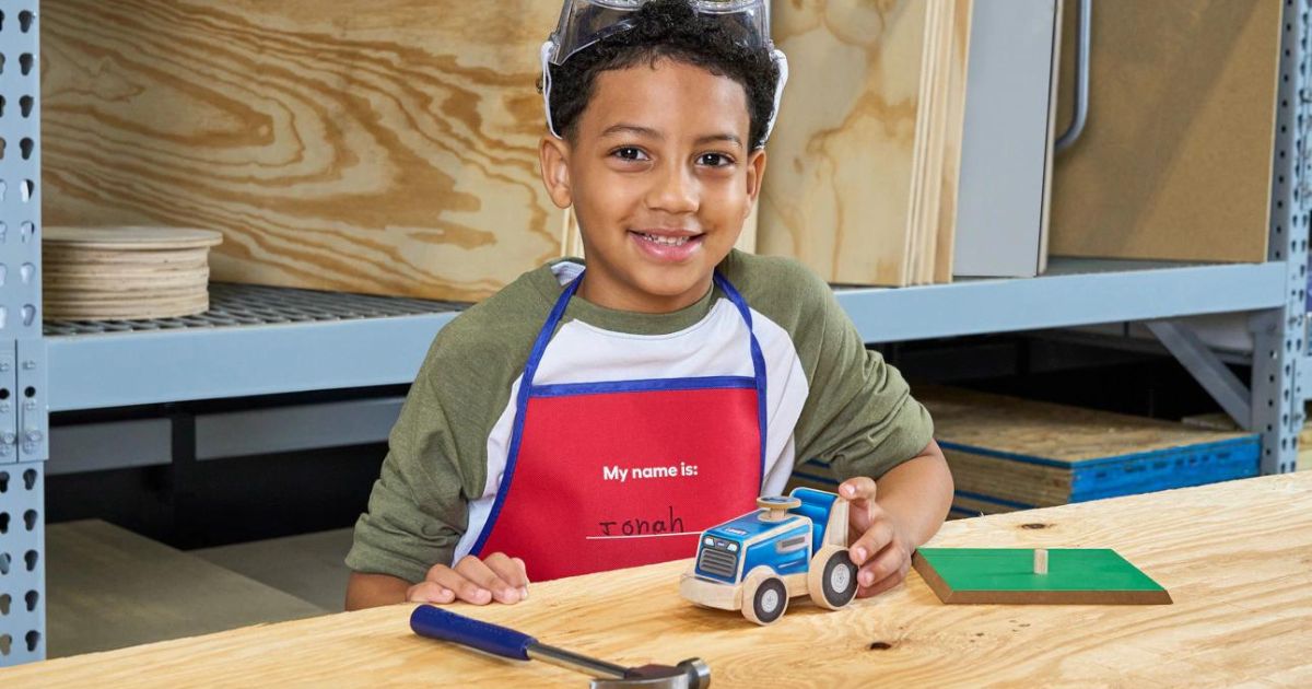 Lowe’s Kids Workshop Registration Now Open (Build a Free Lawn Mower Photo Holder)