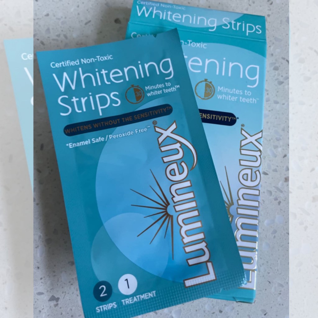 box of whitening strips