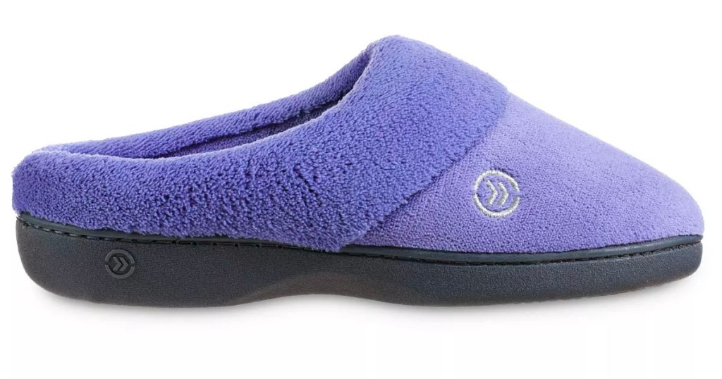 purple isotoner slippers