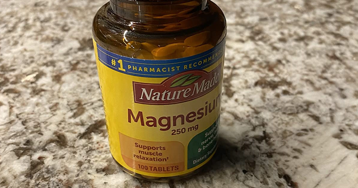 Nature Made Magnesium 100-Count Only $1.51 Each Shipped on Amazon