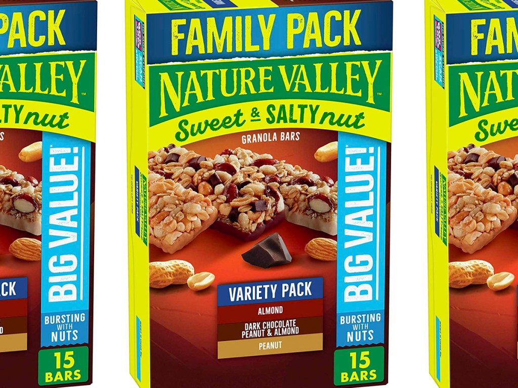 nature valley granola bars 15 count variety box