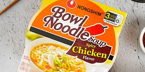 Nongshim Bowl Noodle Soup 12-Pack Just $9.99 on Amazon (Only 83¢ Each)