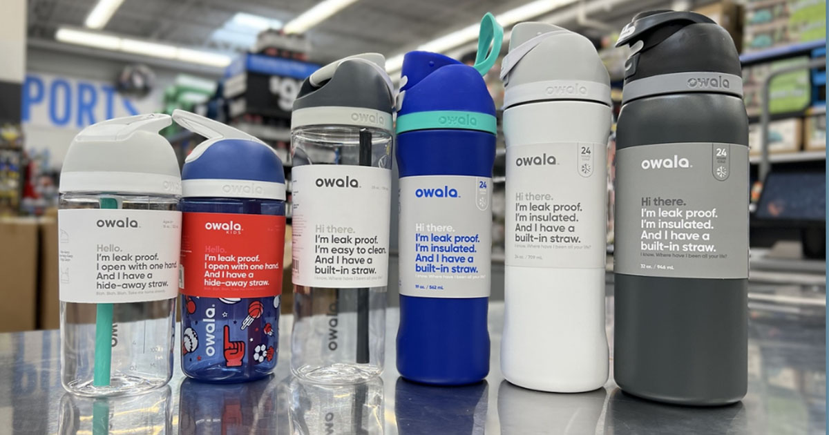 Owala Water Bottles Possibly Only $5 at Walmart (In-Store Only) | Team & Reader Fave