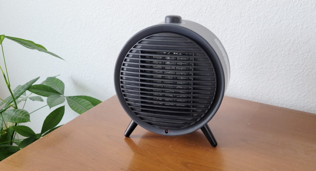 small round space heater