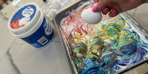 The Surprisingly Easy Way to Dye Easter Eggs with Whipped Cream!
