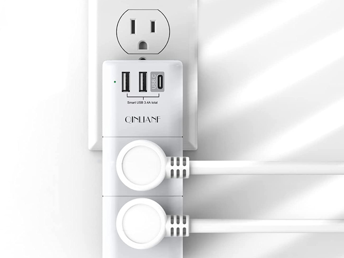 Outlet Extender & Surge Protector Only 9.99 on Amazon Has 6 Plugs