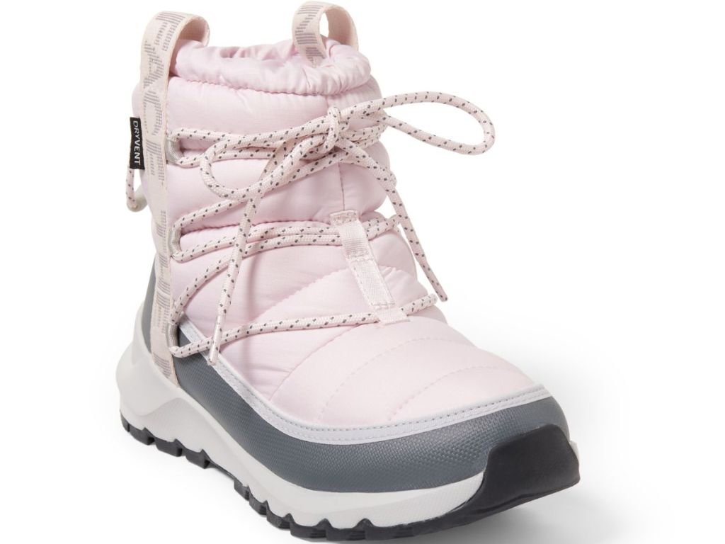 The North Face pink boot