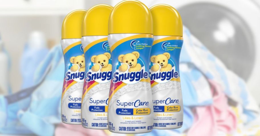 4 bottles of snuggle scent booster