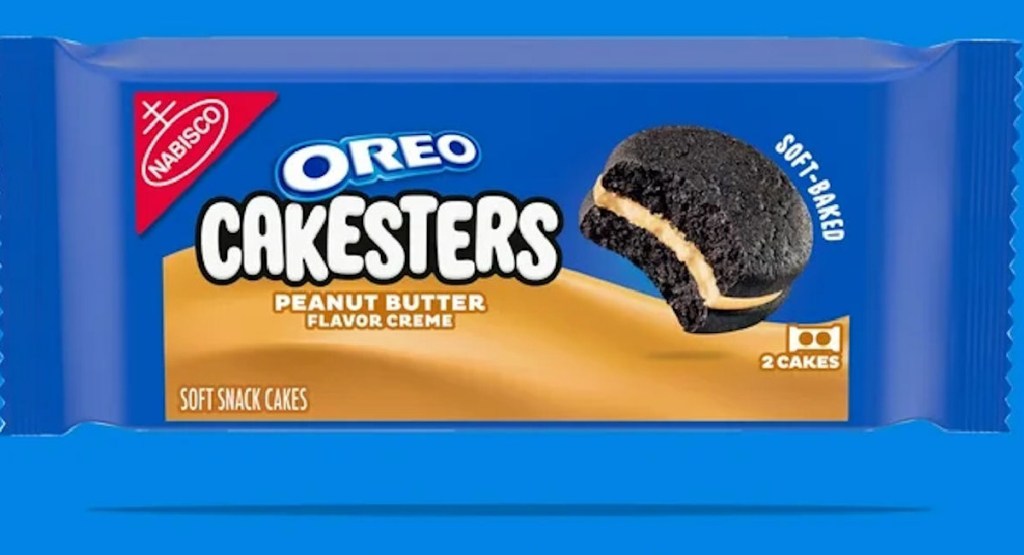 stock image of Oreo Cakesters peanut butter flavor creme