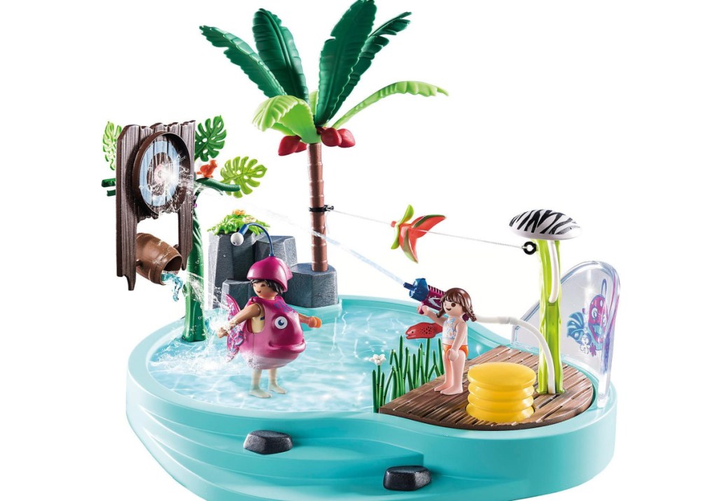 stock image of Playmobil Small Pool with Water Sprayer
