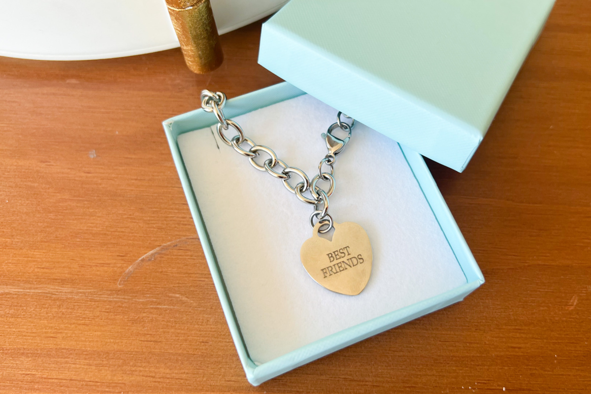 Heart Charm Bracelet Just $19.97 Shipped + FREE Custom Engraving (Perfect Mother’s Day Gift!)