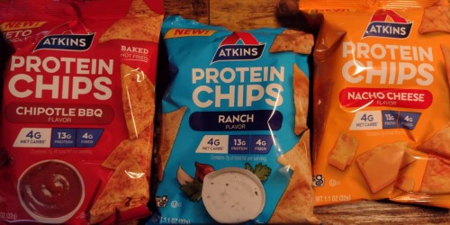 Atkins Protein Chips Variety Pack Just $13 Shipped on Amazon (Regularly $29)
