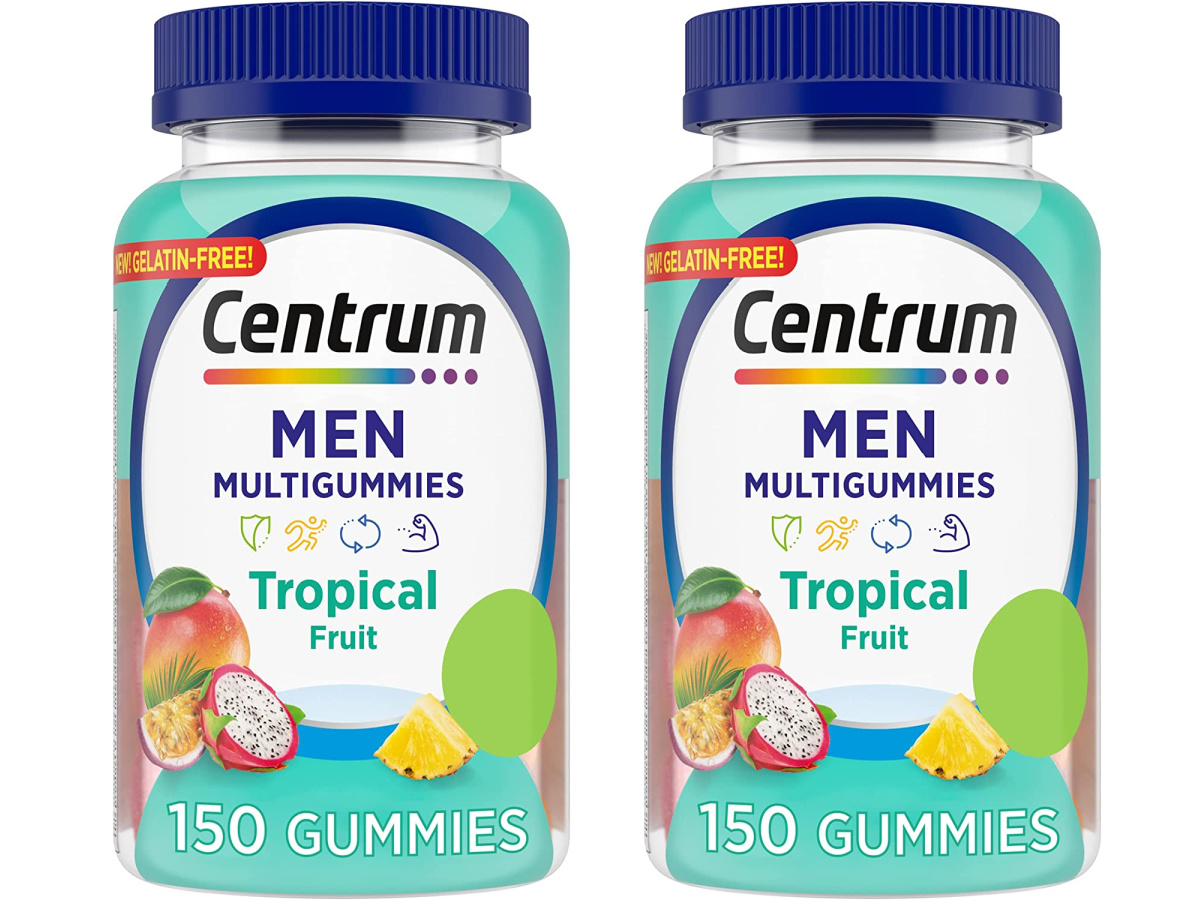two Centrum Men's Multivitamin Gummies 