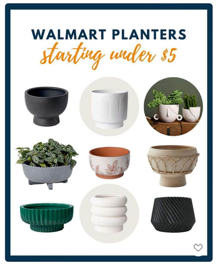 Walmart planters 