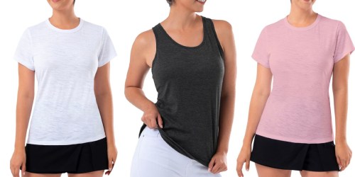 Walmart Women’s Clothes Clearance | Tees & Tank 3-Pack Just $10 + More