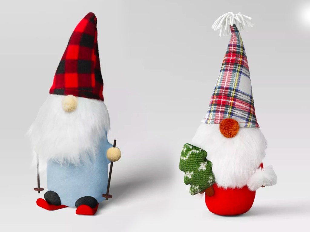 10” Fabric Holiday gnomes at Target