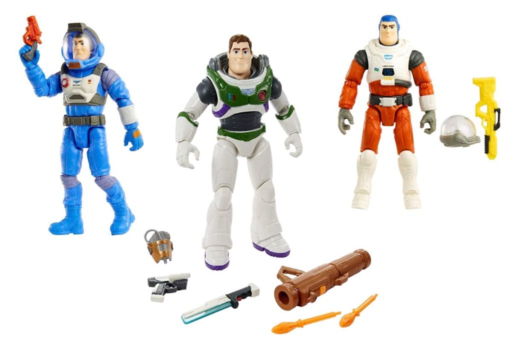 3 different Buzz Lightyear 5" and 12" Action Figure & Accessories 