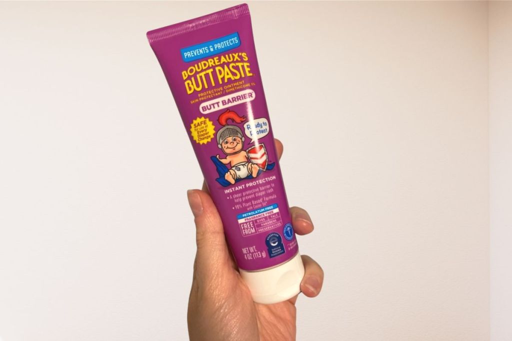 Boudreaux's Butt Paste, Butt Barrier Ointment, Rash Prevention, 4oz tube