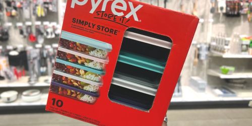 Pyrex Glass Meal Prep Storage Set ONLY $19.99 on Target.com