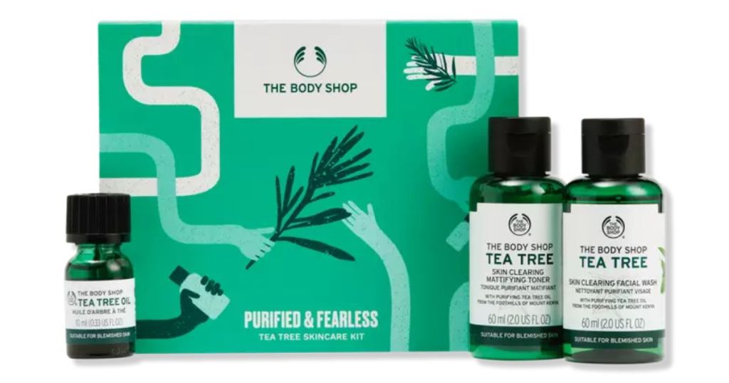 The Body Shop Purified & Fearless Tea Tree Skincare Kit 