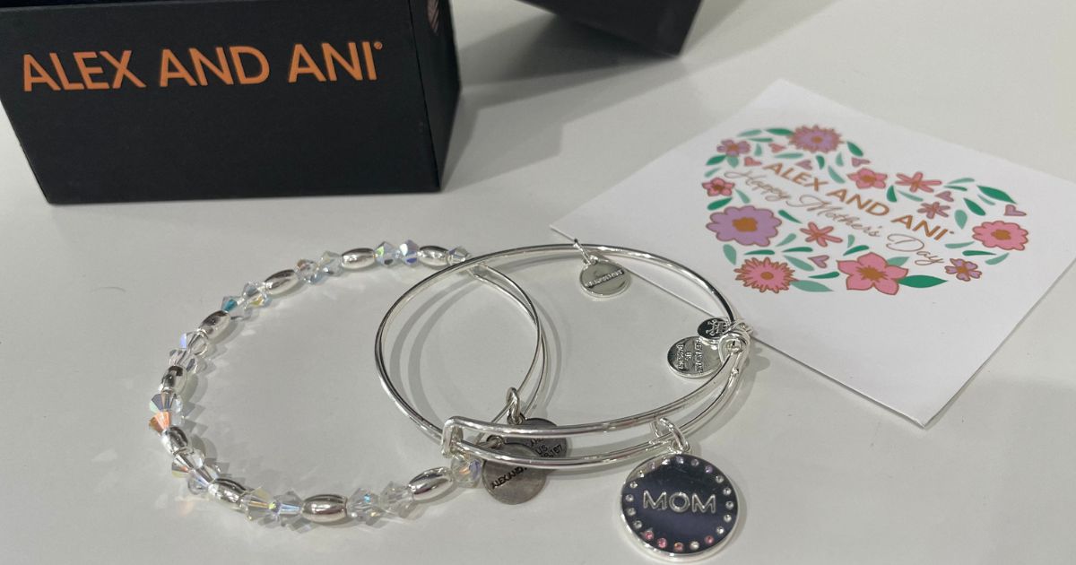 alex and ani mom bracelet set