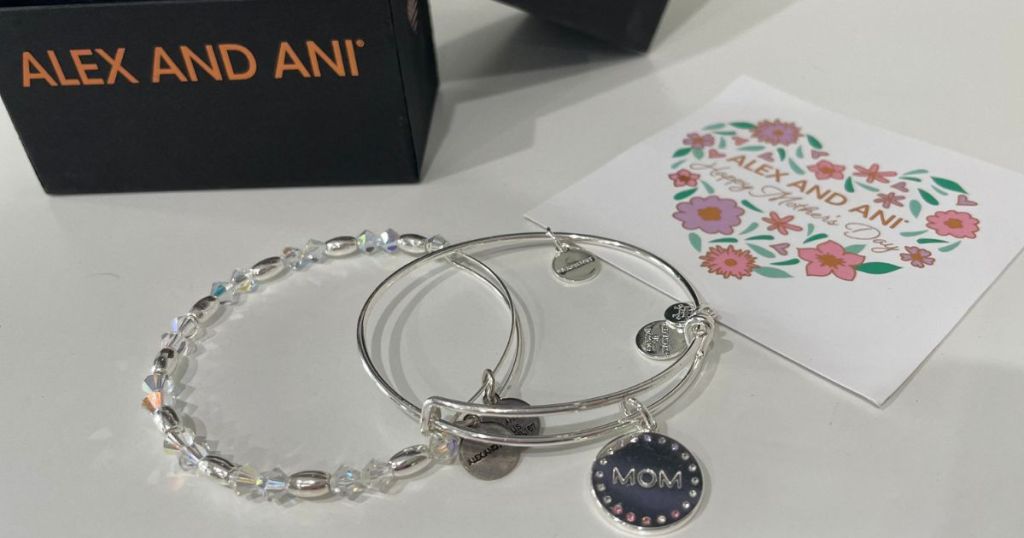 Alex & Ani Mom Bracelet Set