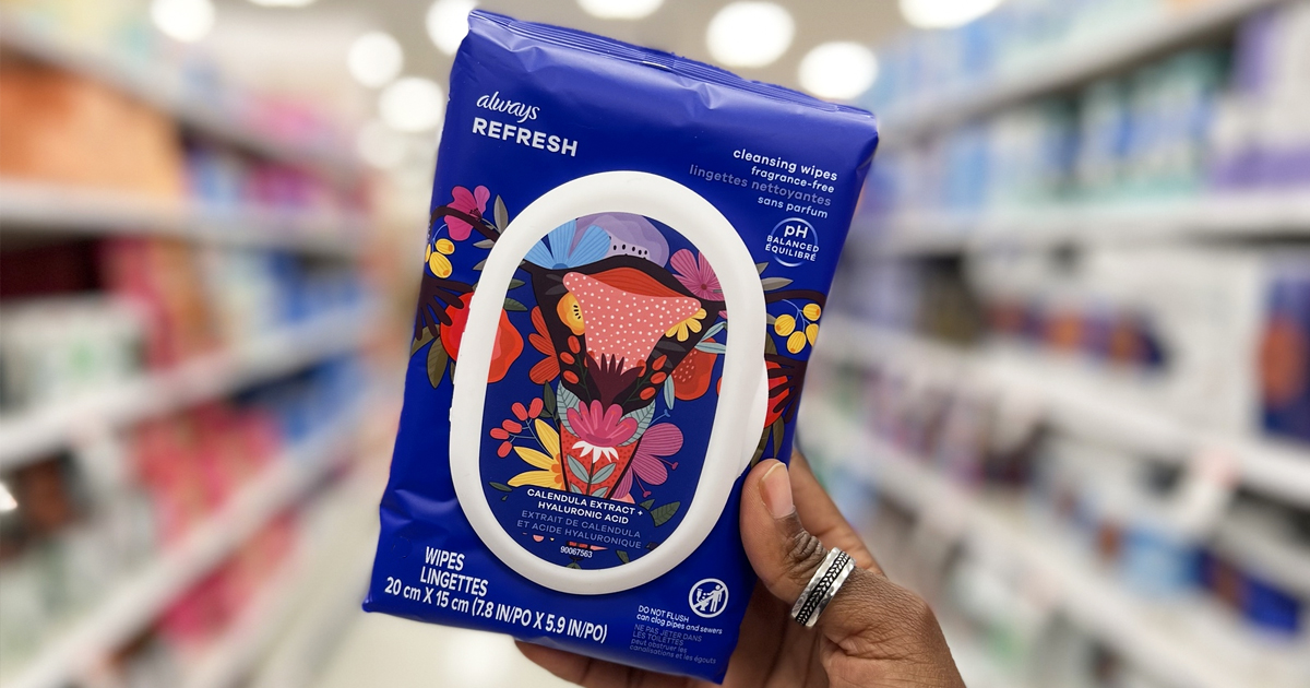 Always Refresh Cleansing Wipes 80Count Only 4 Shipped on Amazon