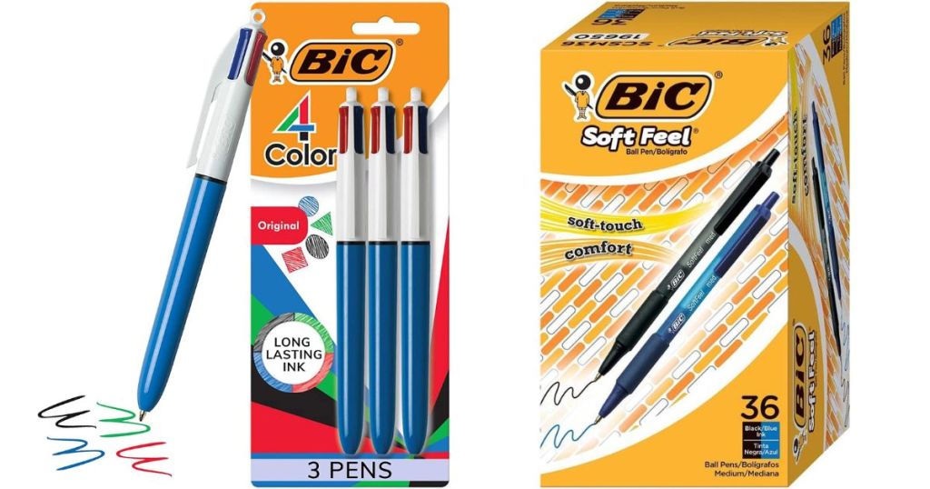 Two packages of BIC pens