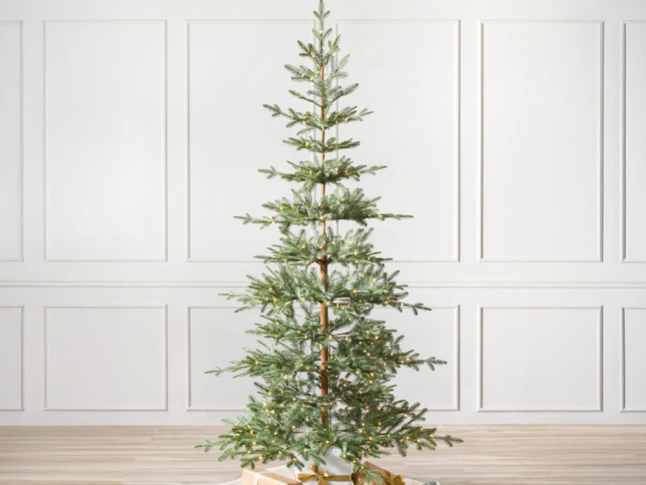 Balsam Hill 4-Foot Pre-Lit Alpine Christmas Tree w- Clear LED Fairy Lights