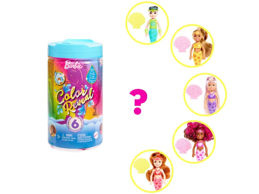 Barbie Color Reveal Rainbow Mermaid Chelsea Doll