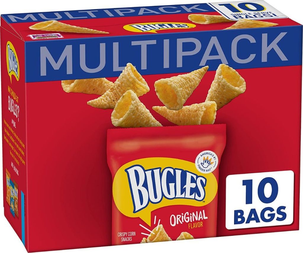 Bugles Single Serve 10-pack box