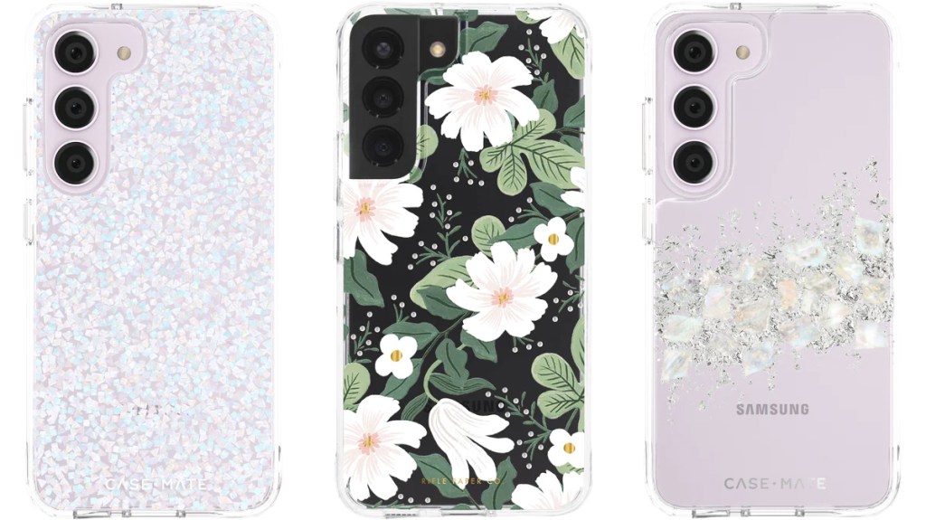 three samsung galaxy phone cases